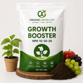 Growth Booster Fertilizer for Plants Organic NPK 10-30-20 | High Phosphorus Water Soluble Plant Food for Flowering & Fruiting Plants | Root & Bloom Booster for Home Gardening