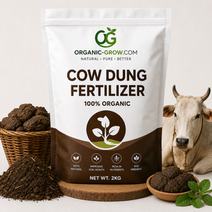 Organic Cow Dung Fertilizer for Plants – 100% Natural Cow Manure Compost for Garden, Farm & Indoor Plants Nutrient Rich Soil Booster